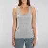 Débardeur Femme 100% coton Bio - Vegan fréquence cardiaque