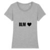 T-shirt Femme 100% Coton BIO - BLM Cœur