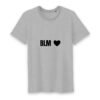 T-shirt Homme Col rond 100% Coton BIO - BLM Cœur