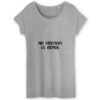 T-shirt Femme 100% Coton BIO - No Human Is Illegal