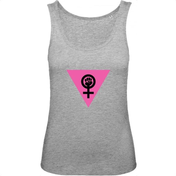 Débardeur Femme 100% Coton BIO - Girl Power Féministe