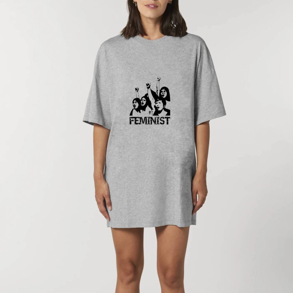 Robe T-shirt Femme 100% Coton BIO - Femmes manifestez-vous