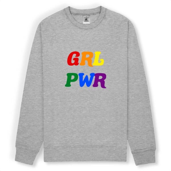 Sweat-shirt unisexe - GRL PWR Multicolore