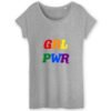 T-shirt Femme 100% Coton BIO - GRL PWR Multicolore