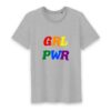 T-shirt Homme Col rond 100% Coton BIO - GRL PWR Multicolore