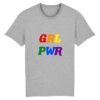 T-shirt Unisexe Coton BIO - GRL PWR Multicolore