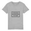 T-shirt Enfant Coton bio - Le machisme nuit à la santé