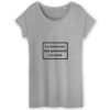 T-shirt Femme 100% Coton BIO - Le machisme nuit à la santé