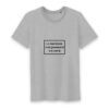 T-shirt Homme Col rond 100% Coton BIO - Le machisme nuit à la santé