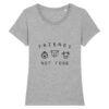 T-shirt Femme 100% Coton BIO - Animals Not FOOD