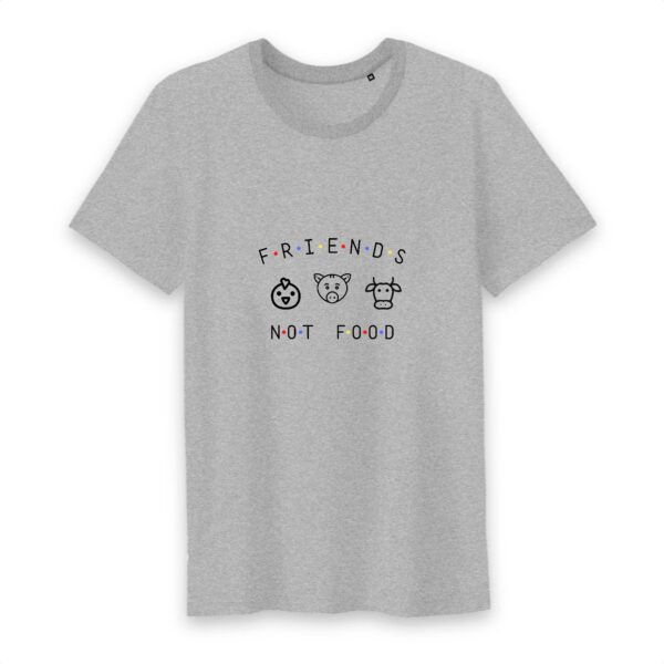 T-shirt Homme Col rond 100% Coton BIO - Animals Not FOOD