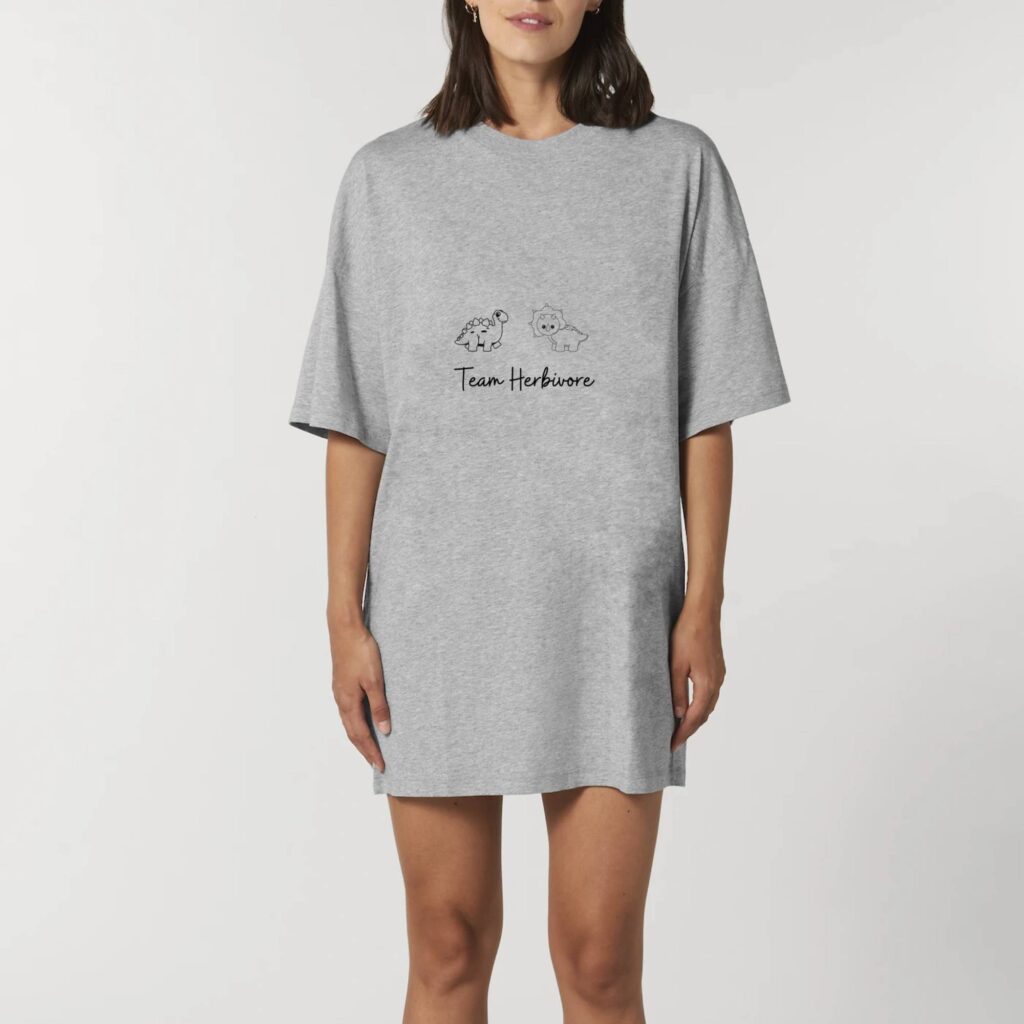Robe T-shirt Femme 100% Coton BIO - Team Herbivore