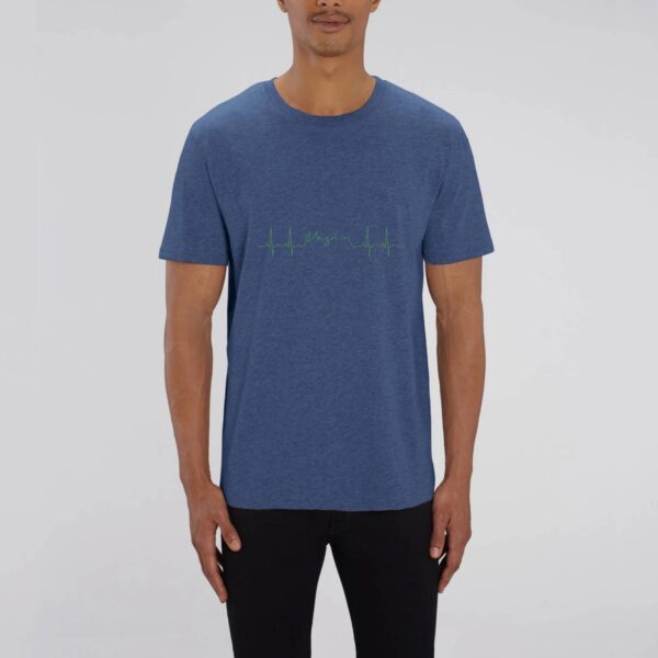 T-shirt Unisexe - Vegan fréquence cardiaque