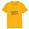 T-shirt Unisexe Coton BIO - Travailler plus, gagner moins