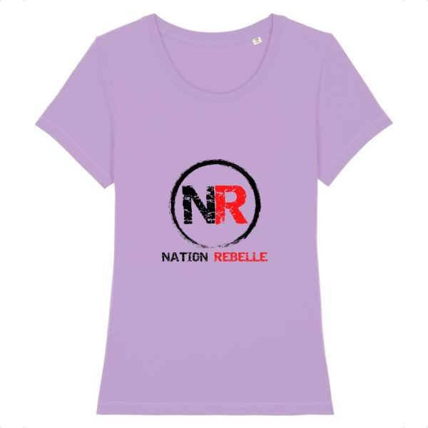 T-shirt Femme 100% Coton BIO - Nation Rebelle