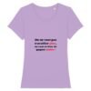 T-shirt Femme 100% Coton BIO - Travailler plus, gagner moins