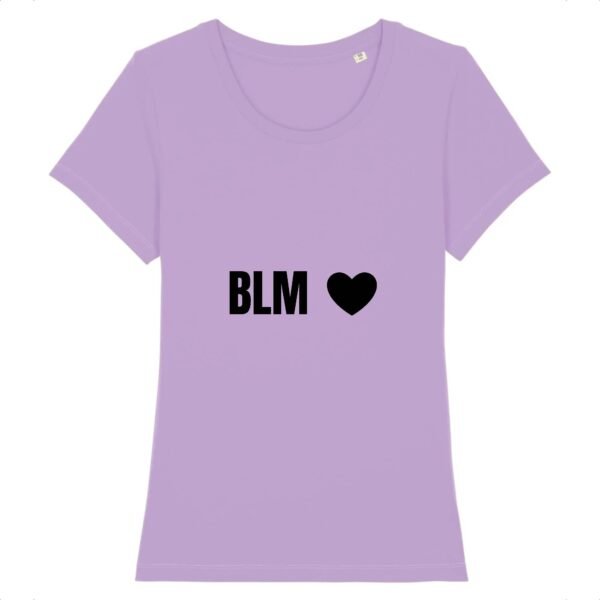 T-shirt Femme 100% Coton BIO - BLM Cœur