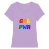 T-shirt Femme 100% Coton BIO - GRL PWR Multicolore
