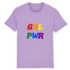 T-shirt Unisexe Coton BIO - GRL PWR Multicolore