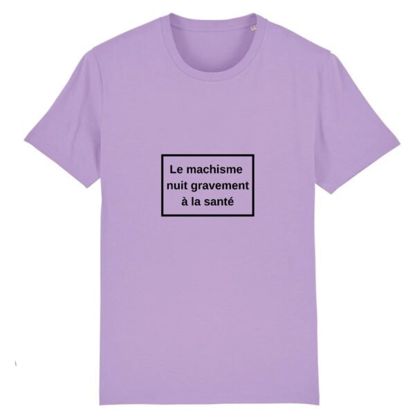 T-shirt Unisexe Coton BIO - Le machisme nuit à la santé