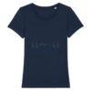 T-shirt Femme 100% Coton BIO - Vegan fréquence cardiaque