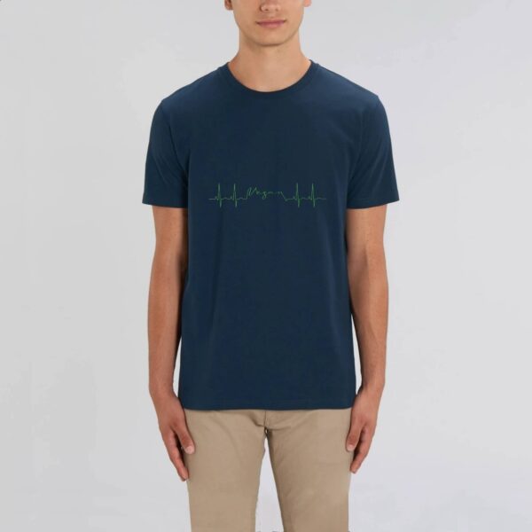 T-shirt Unisexe - Vegan fréquence cardiaque