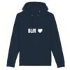 Sweat à capuche BIO Unisexe - BLM Cœur
