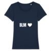 T-shirt Femme 100% Coton BIO - BLM Cœur