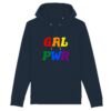 Sweat à capuche BIO Unisexe - GRL PWR Multicolore