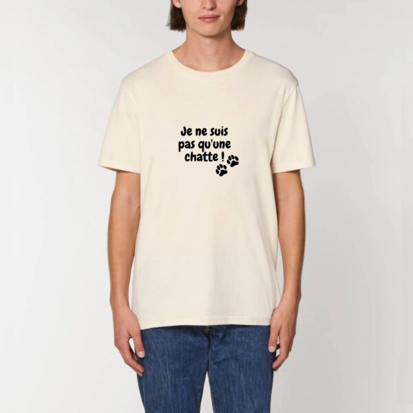 T-shirt Unisexe Coton BIO - Je ne suis pas qu'une chatte