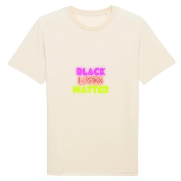 T-shirt Unisexe Coton BIO - Black Lives Matter Neon