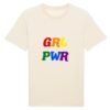 T-shirt Unisexe Coton BIO - GRL PWR Multicolore