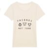 T-shirt Femme 100% Coton BIO - Animals Not FOOD