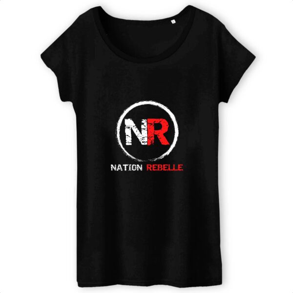T-shirt Femme 100% Coton BIO - Nation Rebelle