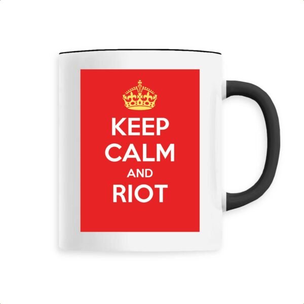 Mug céramique - Keep Calm and Riot