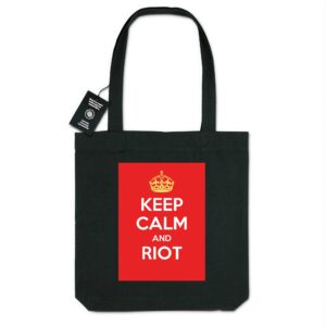 Totebag BIO 100% recyclé - Keep Calm and Riot