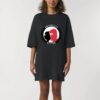 Robe T-shirt Femme 100% Coton BIO - Antifa Cagoule