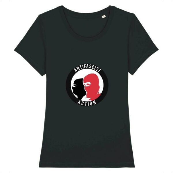 T-shirt Femme 100% Coton BIO - Antifa Cagoule