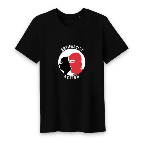 T-shirt Homme Col rond 100% Coton BIO - Antifa Cagoule