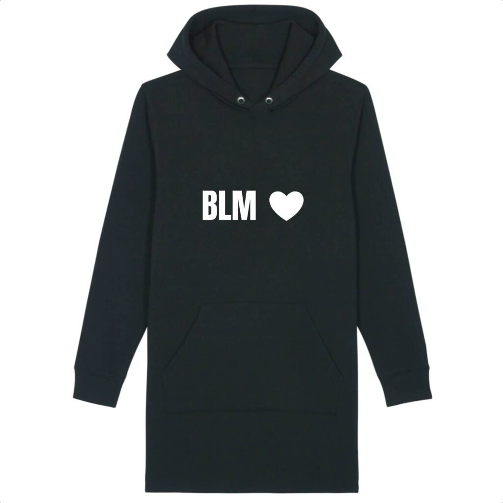 Robe à capuche - BLM Cœur
