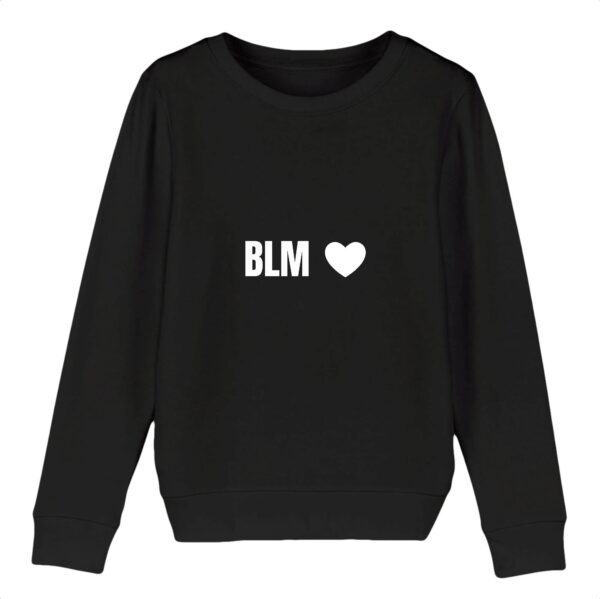 Sweat-shirt Enfant Bio - BLM Cœur