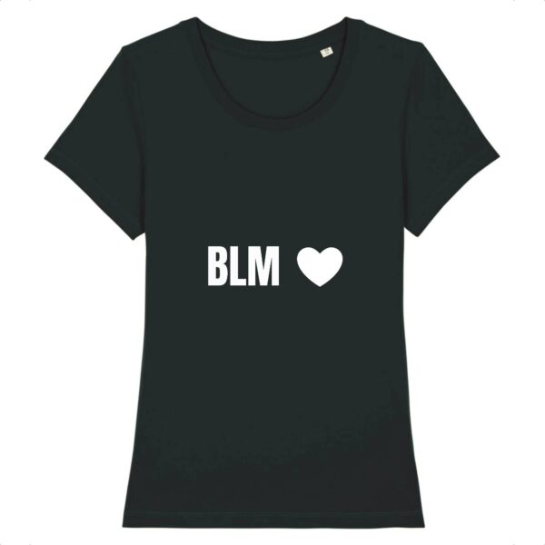T-shirt Femme 100% Coton BIO - BLM Cœur