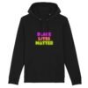 Sweat à capuche BIO Unisexe - Black Lives Matter Neon