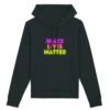 Sweat à capuche BIO Unisexe - Black Lives Matter Neon