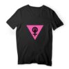T-shirt Homme Col V 100 % coton bio - Girl Power Féministe