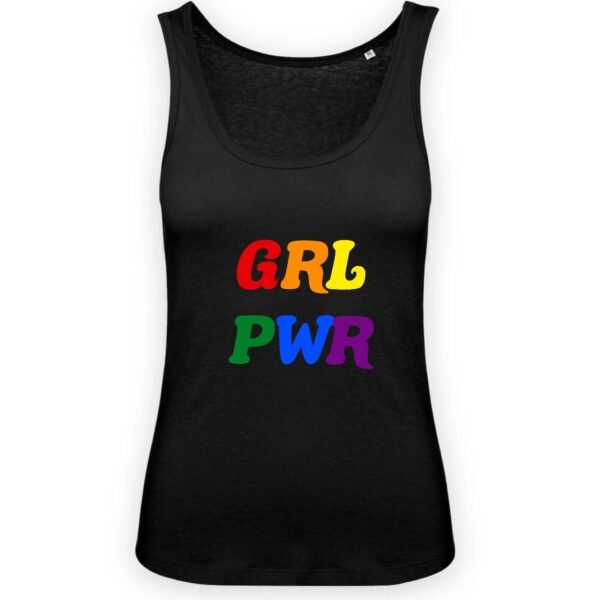Débardeur Femme 100% Coton BIO - GRL PWR Multicolore