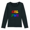 T-shirt Femme manches longues - GRL PWR Multicolore