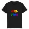 T-shirt Unisexe Coton BIO - GRL PWR Multicolore