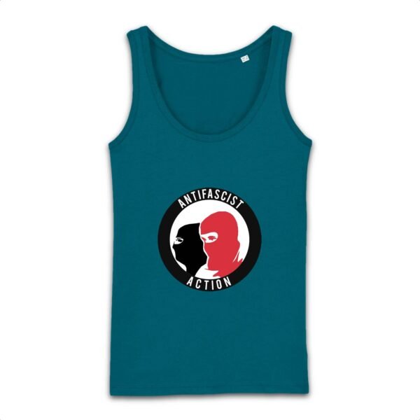 Débardeur Femme 100% coton Bio - Antifa Cagoule