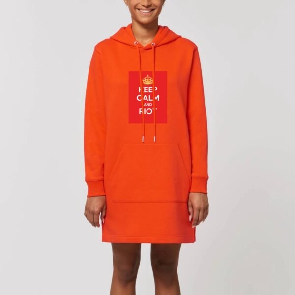 Robe à capuche - Keep Calm and Riot